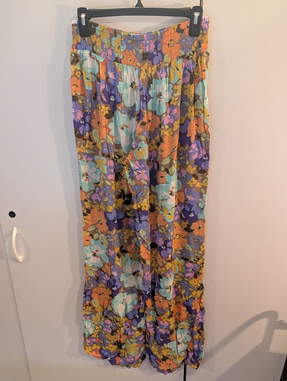 Oneill Woman's Large Johnny Sami Floral Print Pants NWT